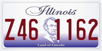 IL license plate Z461162