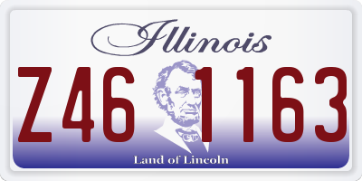 IL license plate Z461163