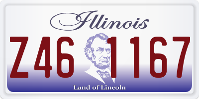 IL license plate Z461167
