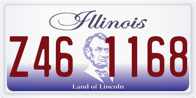 IL license plate Z461168