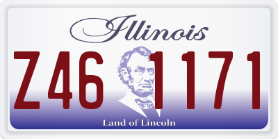 IL license plate Z461171