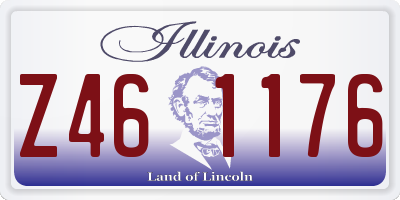 IL license plate Z461176
