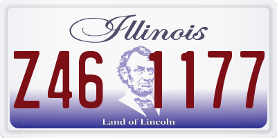 IL license plate Z461177
