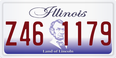 IL license plate Z461179