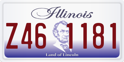 IL license plate Z461181