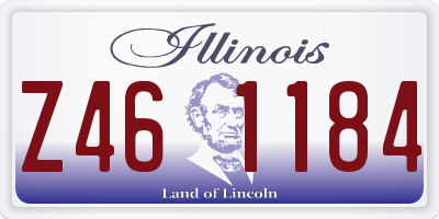 IL license plate Z461184