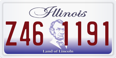 IL license plate Z461191