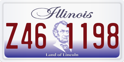 IL license plate Z461198