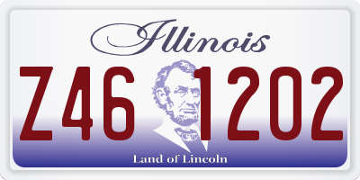 IL license plate Z461202