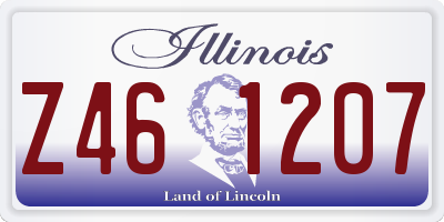 IL license plate Z461207