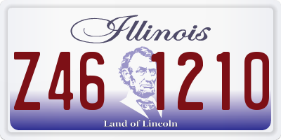 IL license plate Z461210