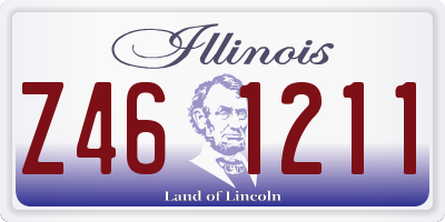 IL license plate Z461211