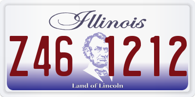 IL license plate Z461212