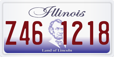 IL license plate Z461218