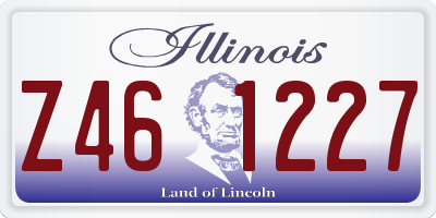 IL license plate Z461227