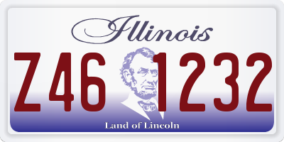 IL license plate Z461232