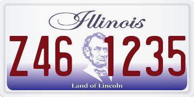 IL license plate Z461235
