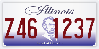 IL license plate Z461237