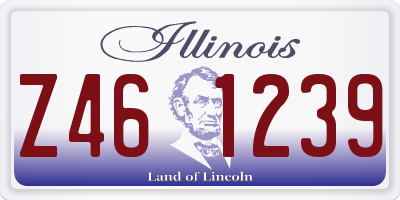IL license plate Z461239