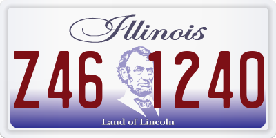 IL license plate Z461240