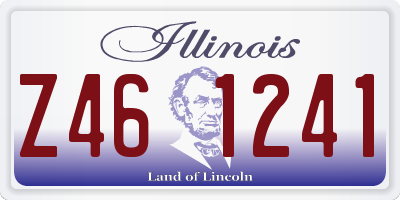 IL license plate Z461241