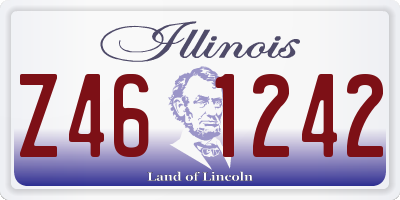IL license plate Z461242