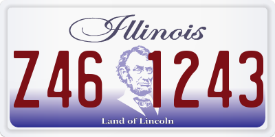 IL license plate Z461243
