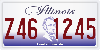 IL license plate Z461245