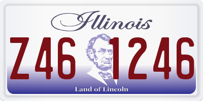 IL license plate Z461246