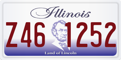 IL license plate Z461252
