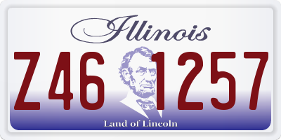 IL license plate Z461257