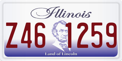 IL license plate Z461259