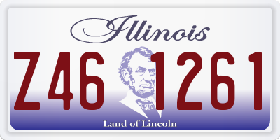 IL license plate Z461261