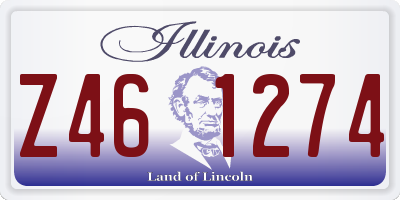IL license plate Z461274