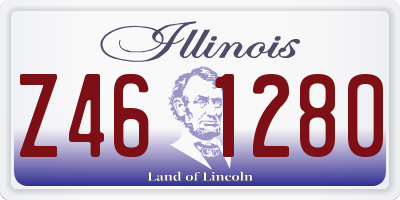 IL license plate Z461280