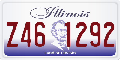 IL license plate Z461292