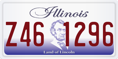 IL license plate Z461296