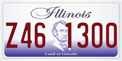 IL license plate Z461300