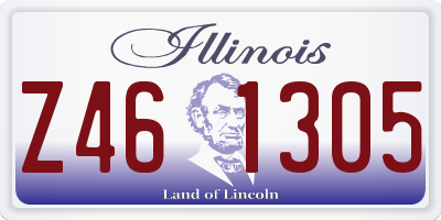IL license plate Z461305