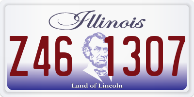 IL license plate Z461307