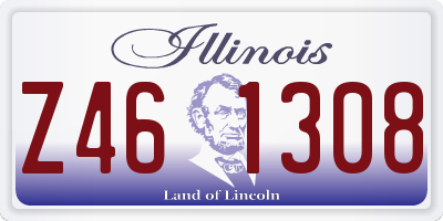 IL license plate Z461308