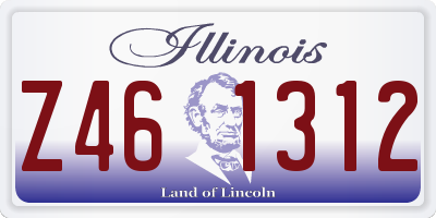 IL license plate Z461312