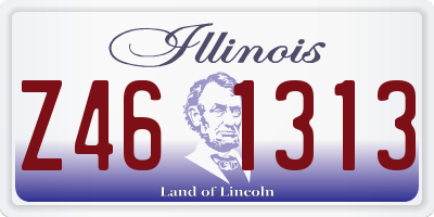 IL license plate Z461313
