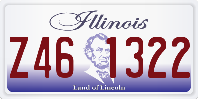IL license plate Z461322