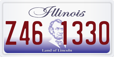 IL license plate Z461330