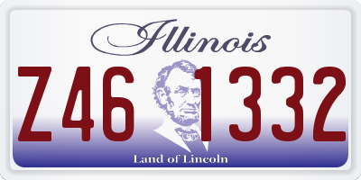 IL license plate Z461332