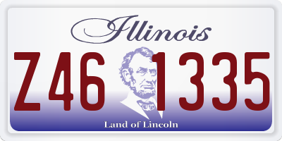 IL license plate Z461335