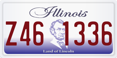 IL license plate Z461336