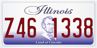 IL license plate Z461338