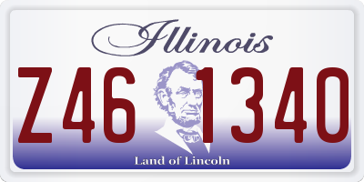 IL license plate Z461340
